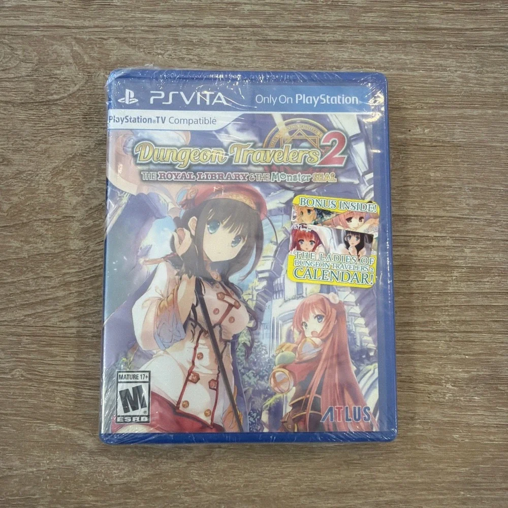 Dungeon Travelers 2: The Royal Library & the Monster Seal Playstation Vita NEW